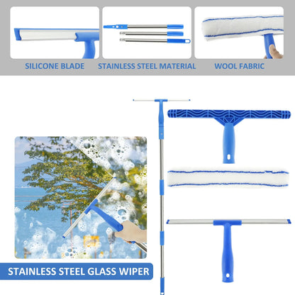 3 in 1 Glass Brush Windows Cleaner